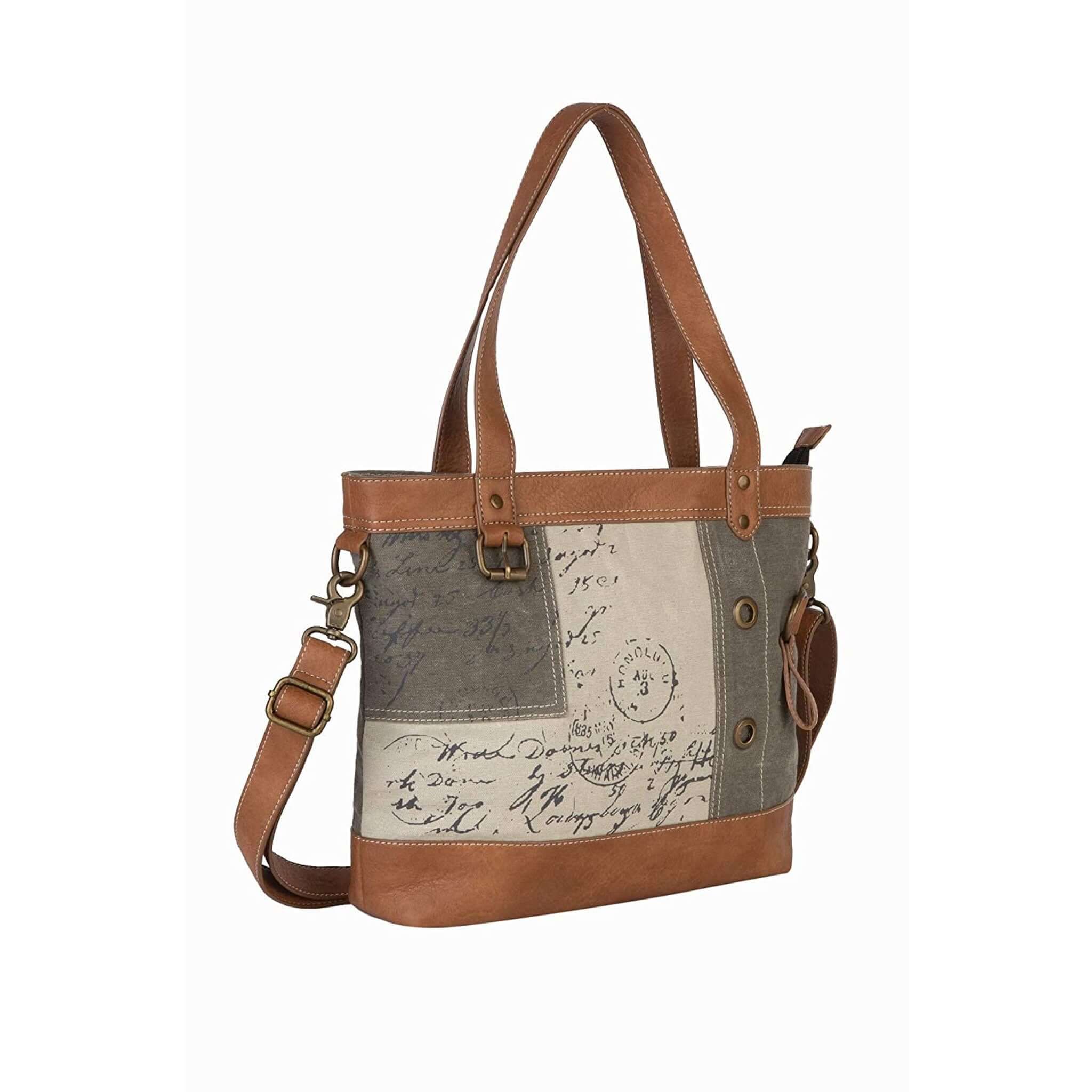 Mona B Large Canvas Handbag for Women 050
